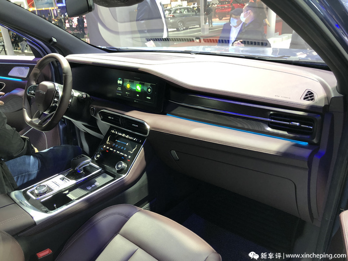 捷途x90plus内饰,捷途x70plus内饰图片 2021上海车展:捷途x90 plus亮相