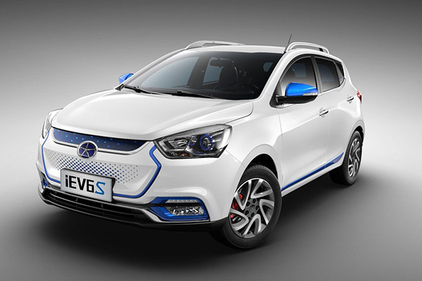 补贴后售1195万元江淮iev7s正式上市