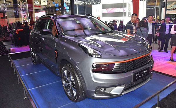 曝领克04最新谍照 2019年上市