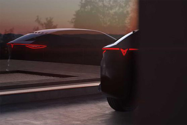 法兰克福首发 西雅特Cupra电动概念车预告图曝光 法兰克福首发 西雅特Cupra电动概念车预告图曝光