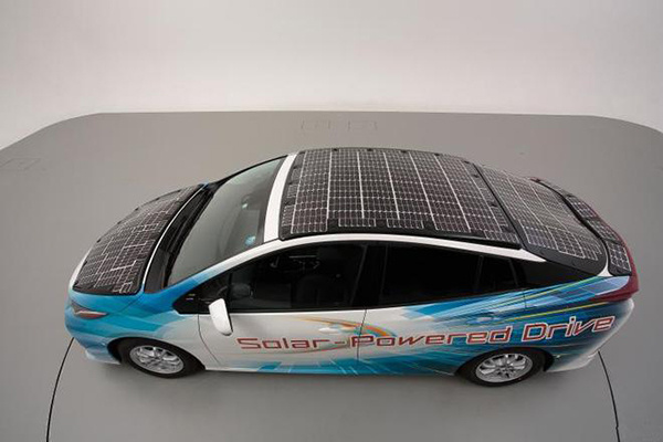 丰田成功研发车载太阳能电板,可增加续航里程445km