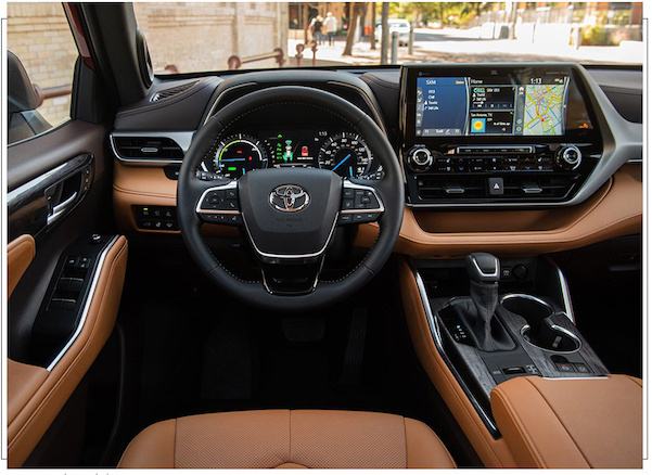 丰田海外全新汉兰达官图:V6\2.5L混动系统+两种座椅布局 丰田海外全新汉兰达官图:V6\2.5L混动系统+两种座椅布局