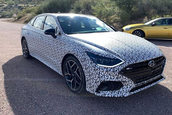 现代发布全新索纳塔N-Line实车谍照,战斗吧鲶鱼! 现代发布全新索纳塔N-Line实车谍照,战斗吧鲶鱼!