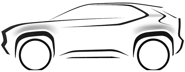 或瞄准本田XR-V,丰田发布全新小型SUV预告图 或瞄准本田XR-V,丰田发布全新小型SUV预告图