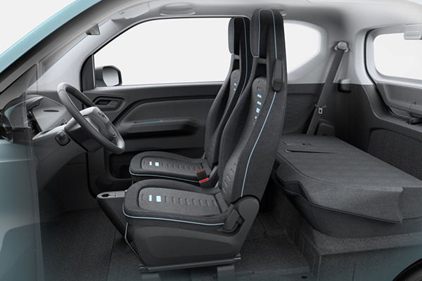 五菱纯电微型车内饰官图 采用四座设计 内饰设计有