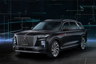不怒自威,红旗发布中大型纯电SUV E-HS9新车官图