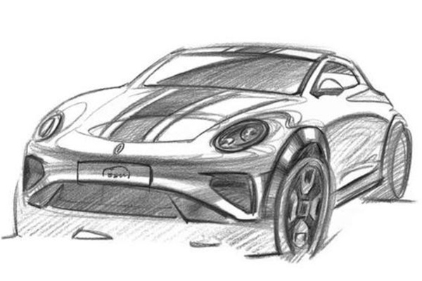 欧拉好猫gt手绘图曝光电动车不性能吗