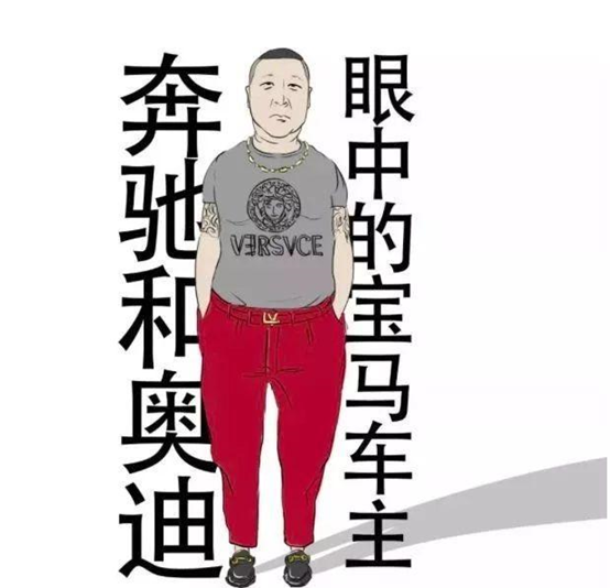 宝马的用户画像稍显粗犷,多多少少有些暴发户的味道.