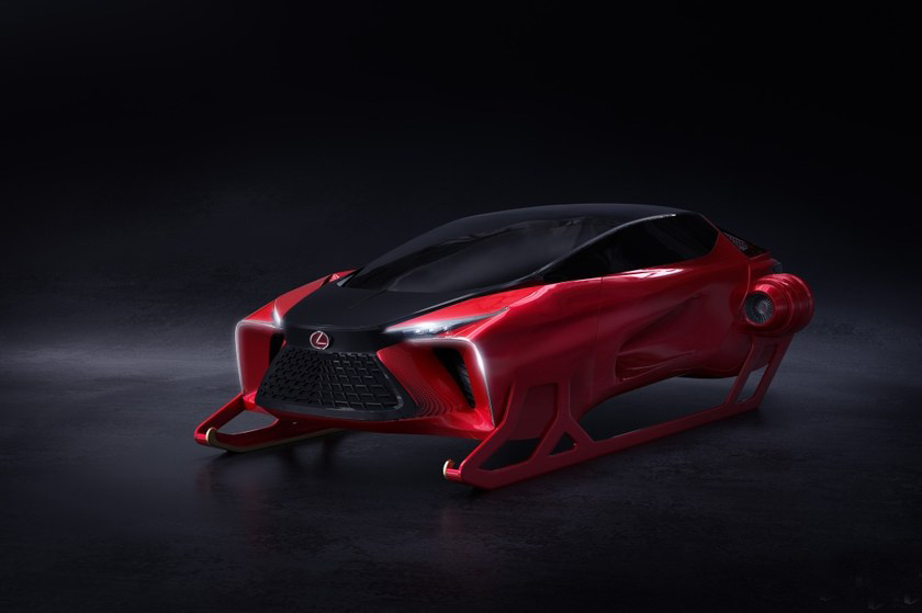 雷克萨斯童心大发 竟为圣诞老人搞了台雪撬概念车