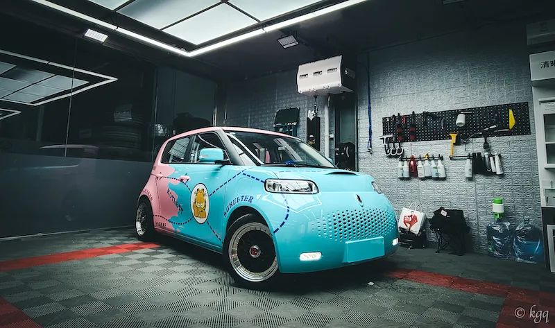 用户共创从"车贴众筹"开始,欧拉白猫这波玩的有点6!