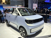 2021上海车展：宏光MINI EV敞篷版概念车、五菱星辰亮相
