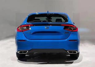 本田思域Hatchback实车照片曝光,回旋镖尾灯又回来了!