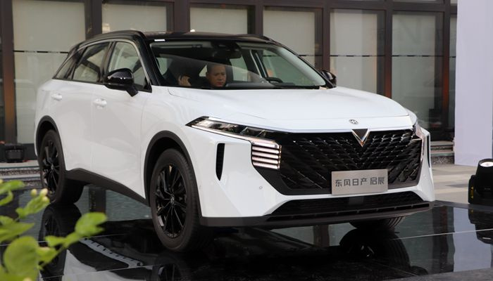 这台SUV叫“大V”,东风日产启辰新SUV实拍