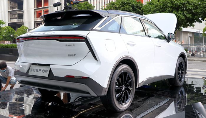 这台SUV叫“大V”,东风日产启辰新SUV实拍