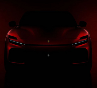 最高800匹,从V6插混到V12都有!法拉利SUV预告图曝光